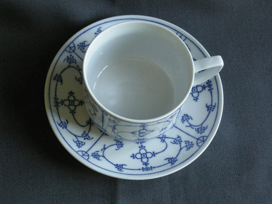 Jäger Blau Saks theekop & schotel