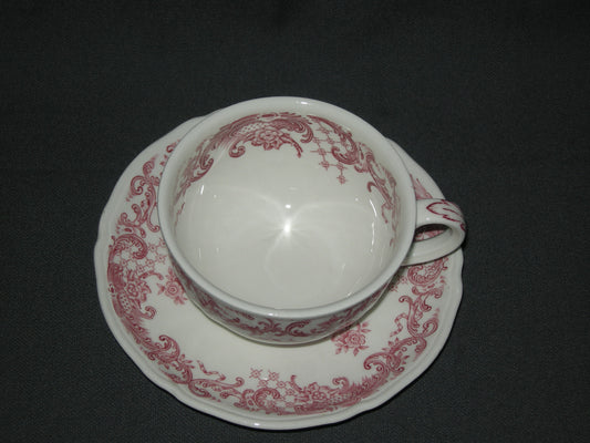 Villeroy & Boch Valeria rood theekop & schotel