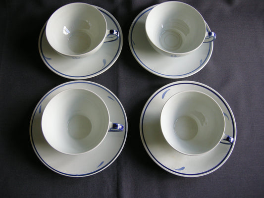 Goedewaagen Olaf blauw theekop & schotel