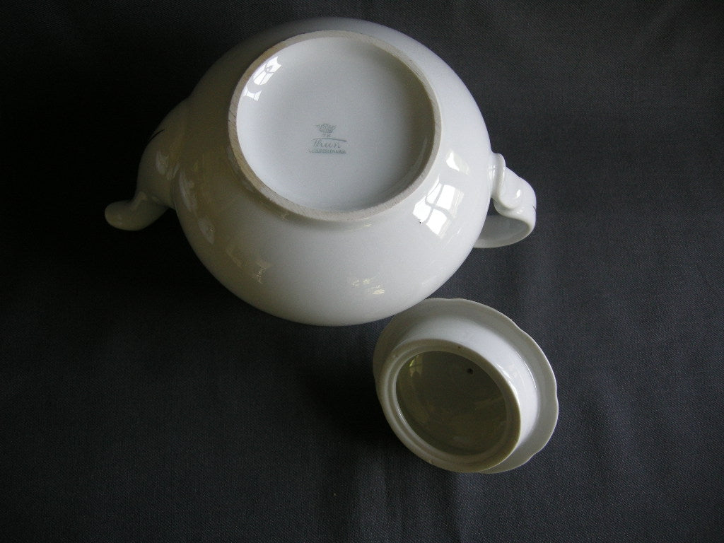 Thun wit met goud theepot