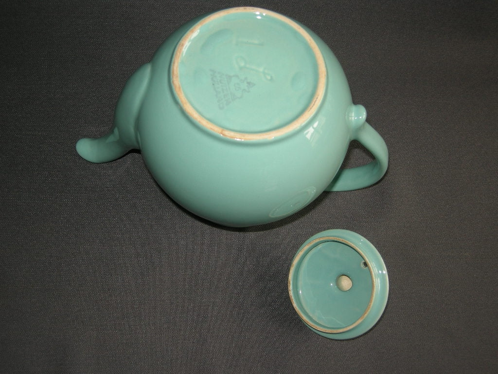 Huizen pastel aqua theepot