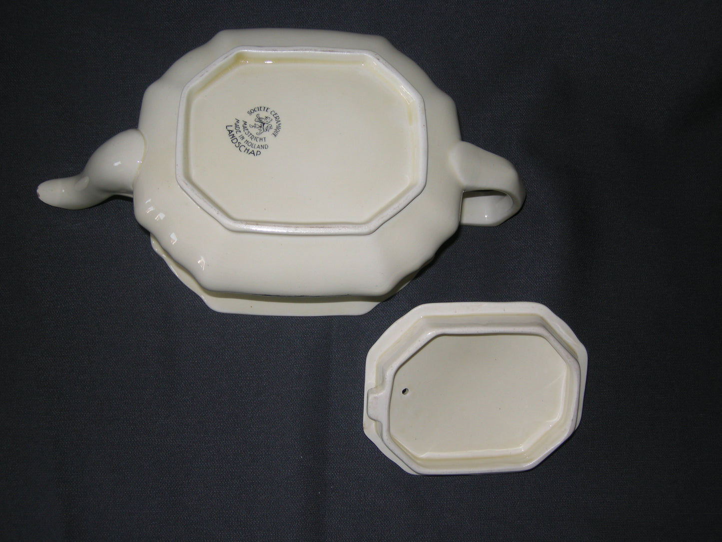 Societe Ceramique Landschap theepot