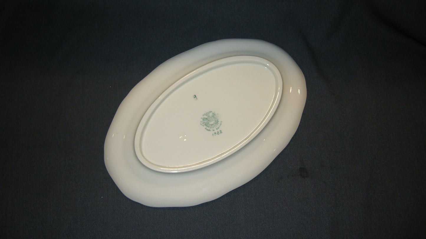 Villeroy & Boch Alt Strassburg oud stempel vleesschaal 28 x 18,5 cm.
