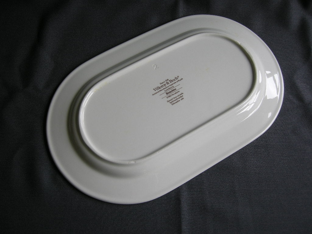 Villeroy & Boch Beaulieu vleesschaal platte rand 33 x 20,5 cm.