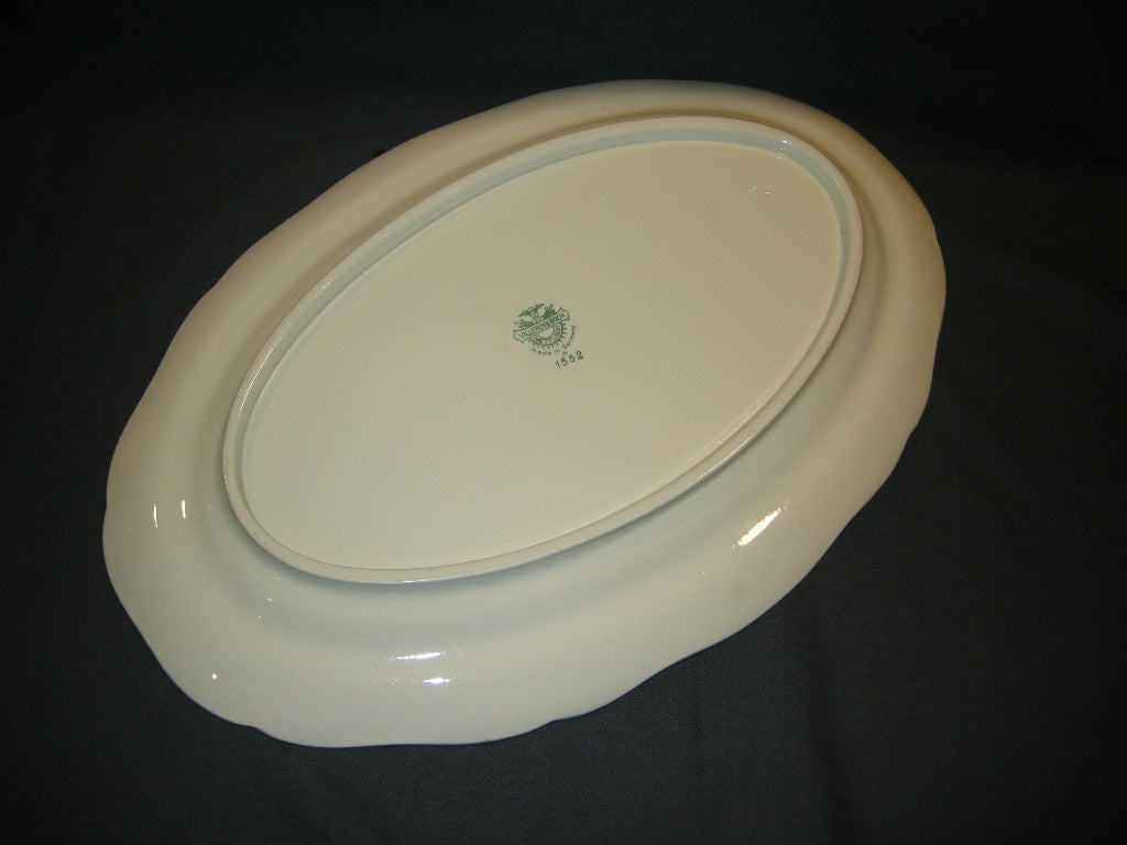 Villeroy & Boch Alt Strassburg oud stempel vleesschaal 42 x 28 cm.