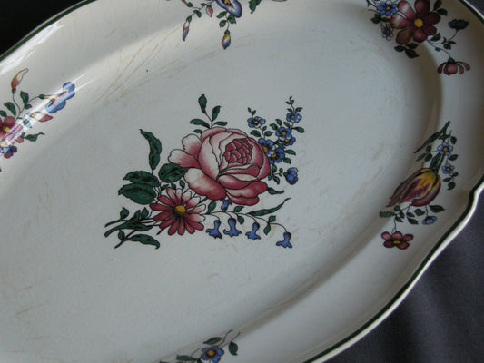 Villeroy & Boch Alt Strassburg oud stempel vleesschaal 45,5 x 30 cm.