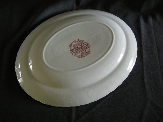British Anchor Memory Lane rood vleesschaal