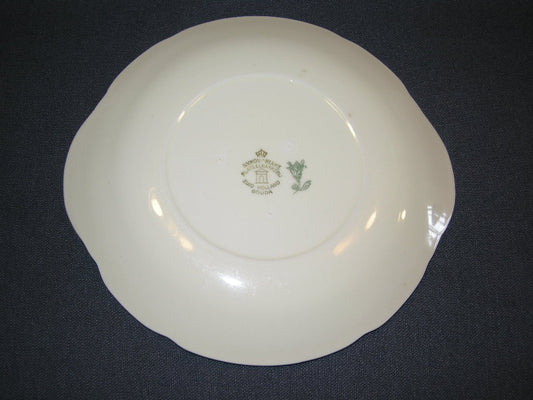 Zuid Holland Gouda roomwit met groen randje vleesschaaltje