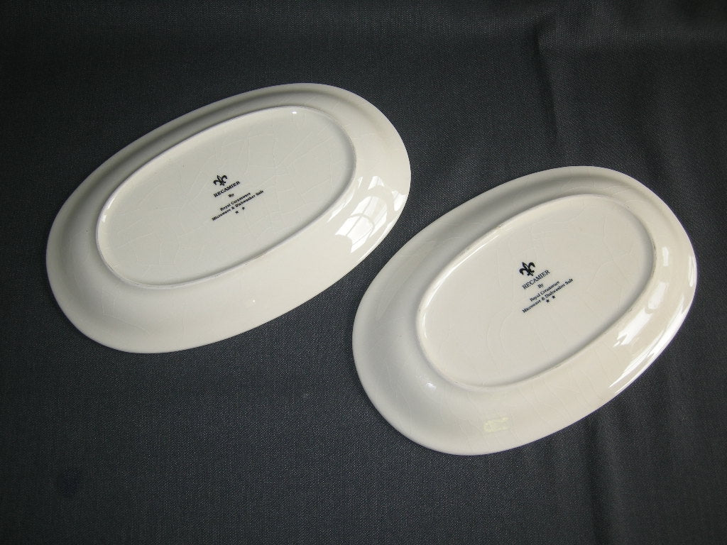 Royal Creamware Recamier vleesschaaltjes