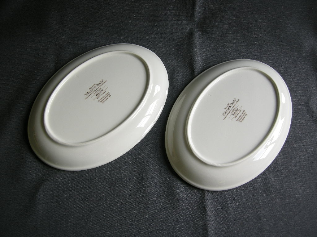 Villeroy & Boch Beaulieu vleesschaaltjes gladde rand 21,5 x 15 cm.