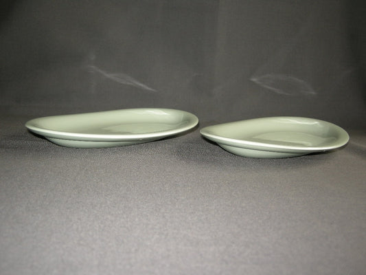 Goedewaagen pastel celadon vleesschaaltjes ovaal