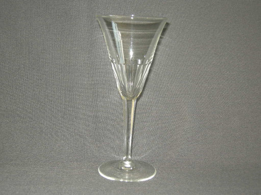 glas - kristal diverse glazen 001a. 10 glazen met geslepen been en facetten in kelk