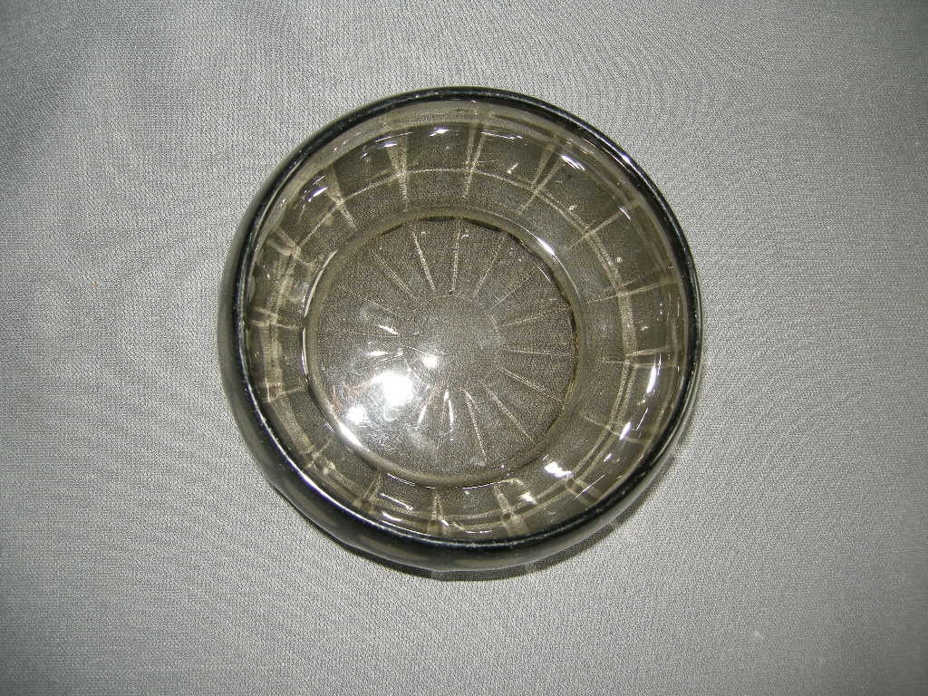glas - kristal smoke 001. schaaltje