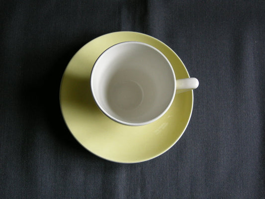 Boch / Villeroy & Boch pastel geel 001. kop & schotel