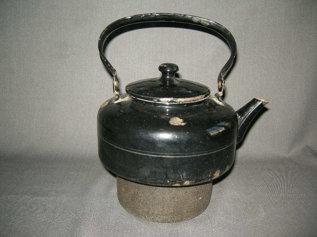 emaille zwart 001. zakketel