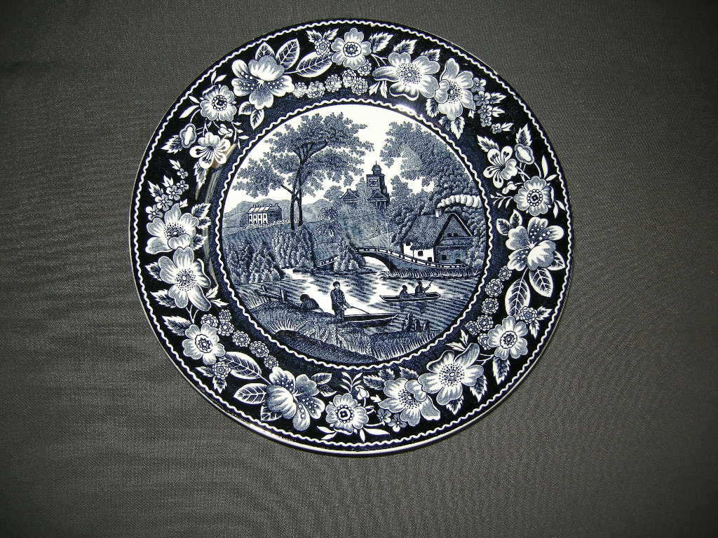 Societe Ceramique Wilderose 001. wandbord / dinerbord