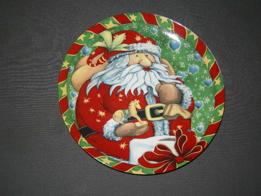 diverse Kerst 001 a. bord, doorsnee 20,5 cm.