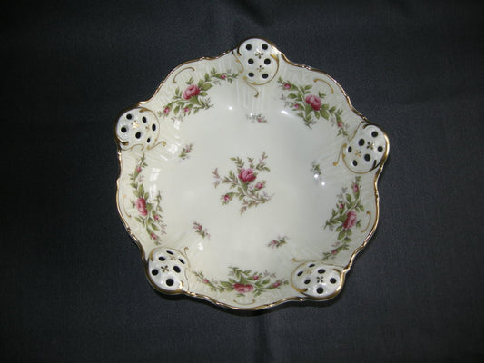 Rosenthal Moliere Moosrose 2984 002. bonbonschaaltje O19 cm., hoogte 7 cm.
