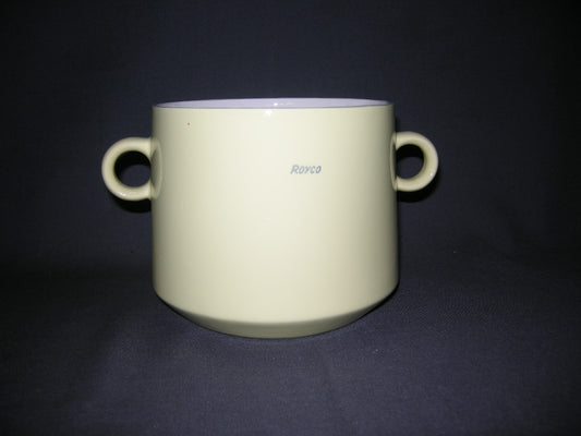 Petrus Regout / Royal Sphinx pastel geel 002. soepterrine Royco