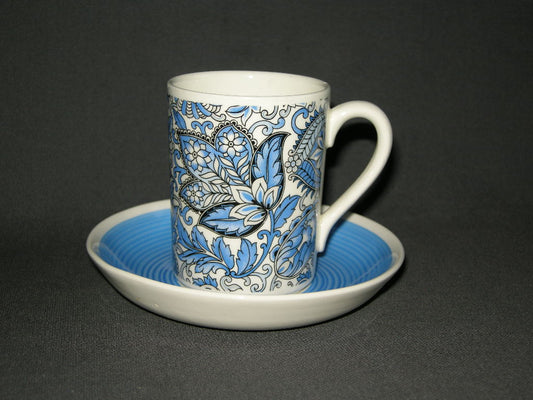 Royal Sphinx Paisley kop & schotel hoog blauw