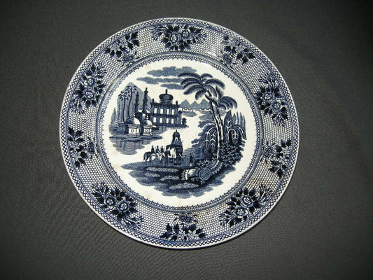 Societe Ceramique Delhi 002. dinerbord met craquelé