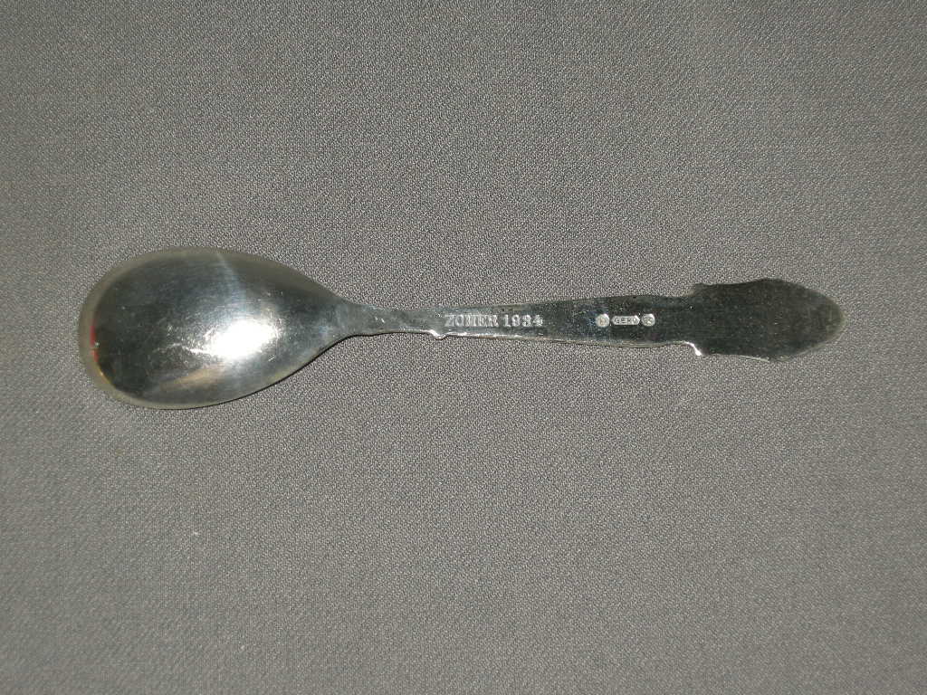 Gero verzilverd AVRO 002. suikerlepel 1934
