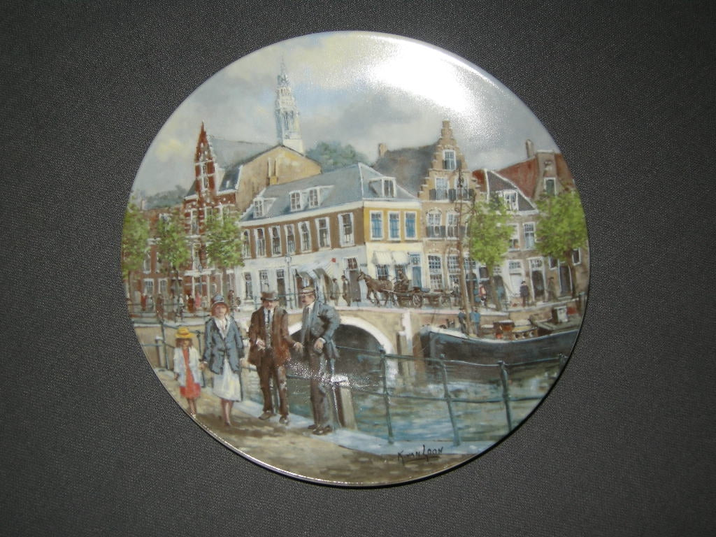 MOSA wandborden Grachten van Holland 003. Haarlem, de stad aan 't Spaarne