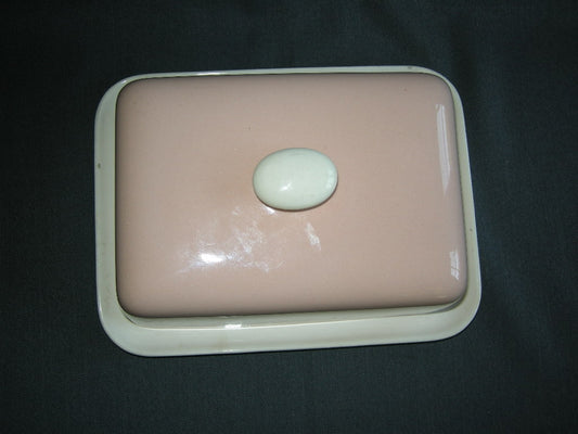 Boch / Villeroy & Boch pastel zalmrose 003. kaasstolp