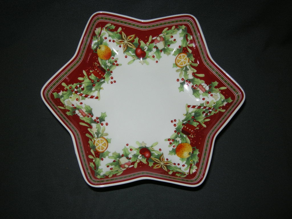 Villeroy & Boch Kerst 003. presenteerschaal op voet