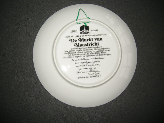 MOSA wandborden De marktpleinen van Holland 003. De Markt van Maastricht