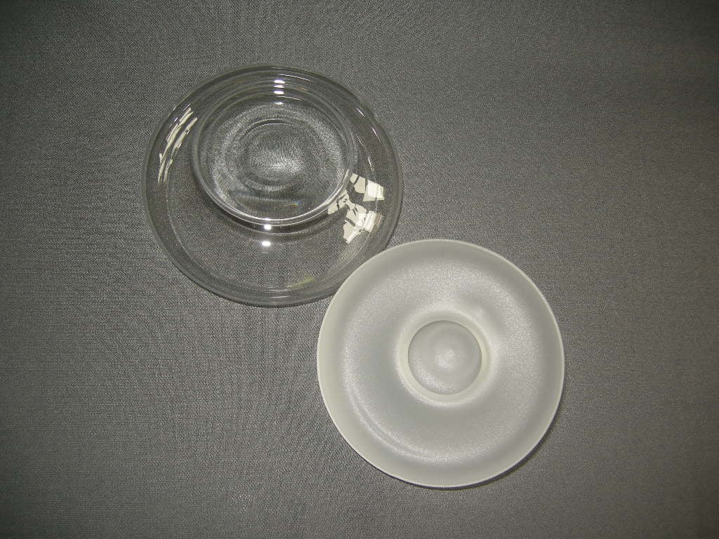 glas - kristal dekselschalen 003. Leerdam bonbonschaaltje