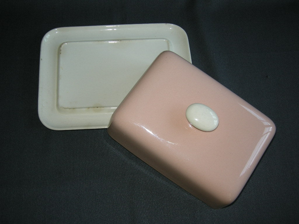Boch / Villeroy & Boch pastel zalmrose 003. kaasstolp