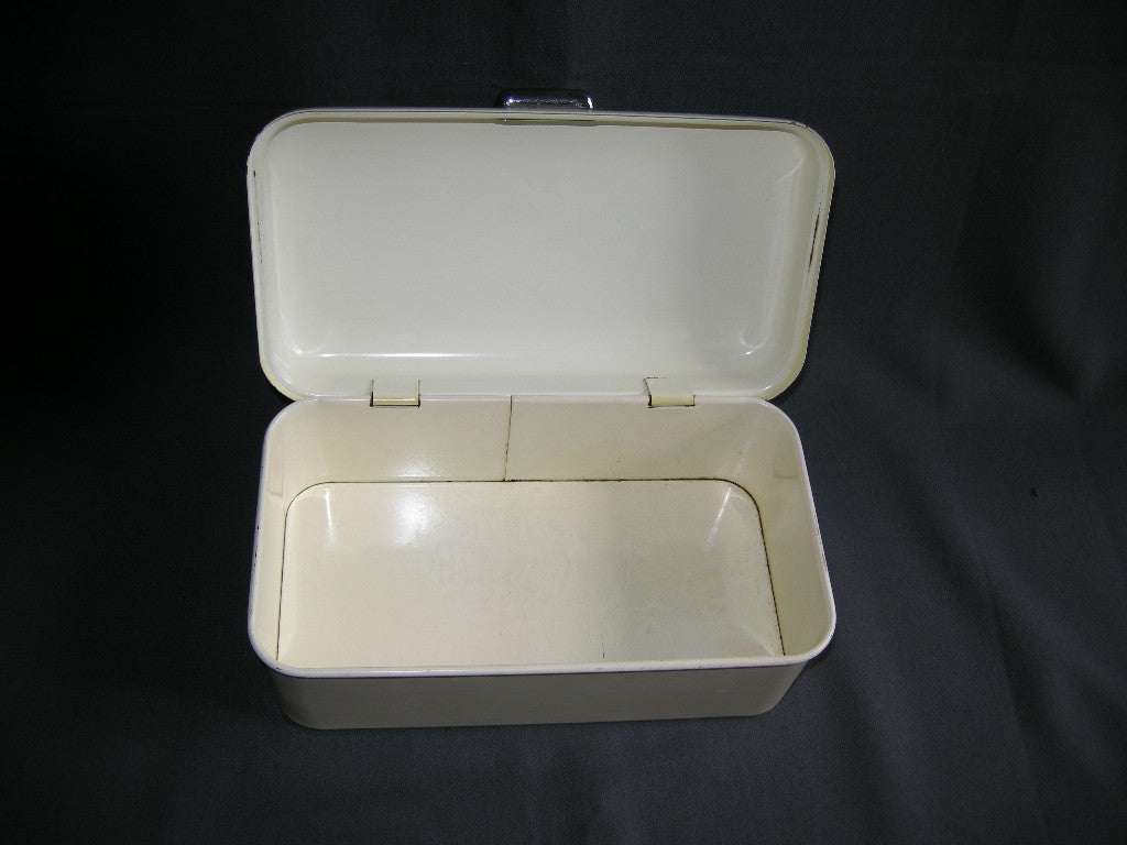 emaille crème 003. voorraadtrommel