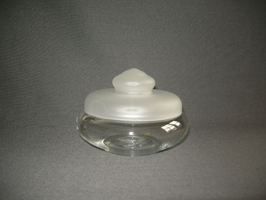 gebruikt glas - kristal dekselschalen 003. Leerdam bonbonschaaltje