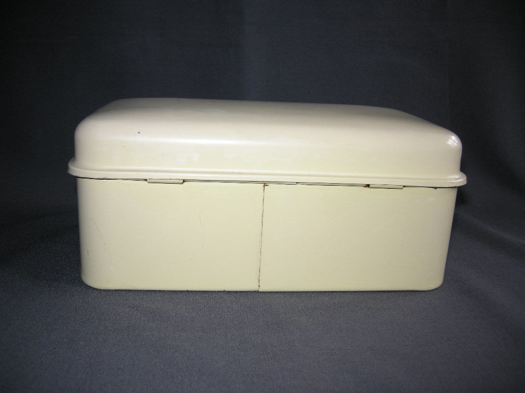emaille crème 003. voorraadtrommel
