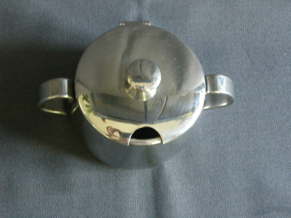 roestvrijstaal 003. Alessi suikerpot