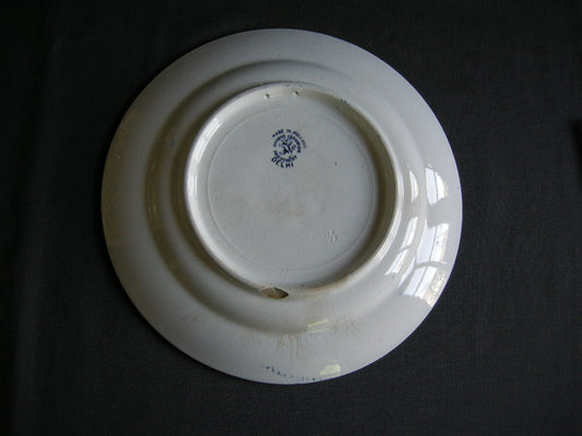 Societe Ceramique Delhi 003. dinerbord met craquelé