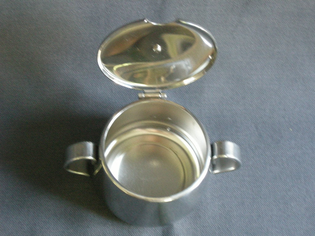 roestvrijstaal 003. Alessi suikerpot