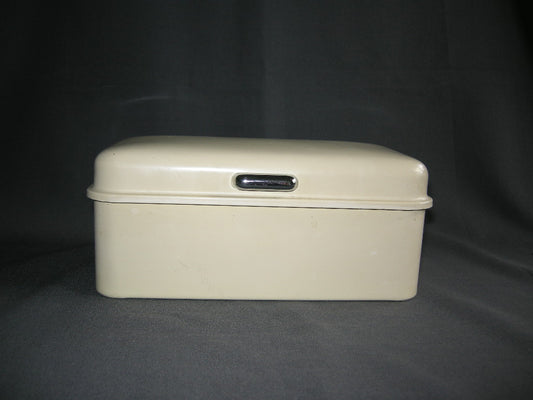 emaille crème 003. voorraadtrommel