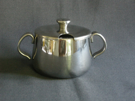 roestvrijstaal 003. Alessi suikerpot