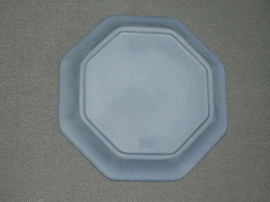 Wedgwood Jasperware blauw/grijs 8-kantig bordje / schaaltje