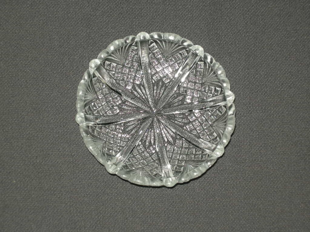 glas - kristal petitfourbordjes 004. 1 bordje
