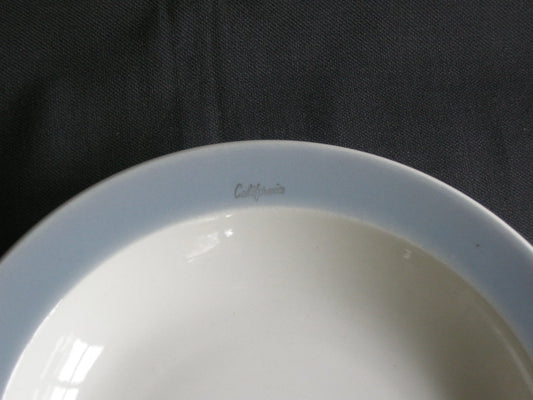 Petrus Regout / Royal Sphinx pastel blauw / grijs 004. soepborden