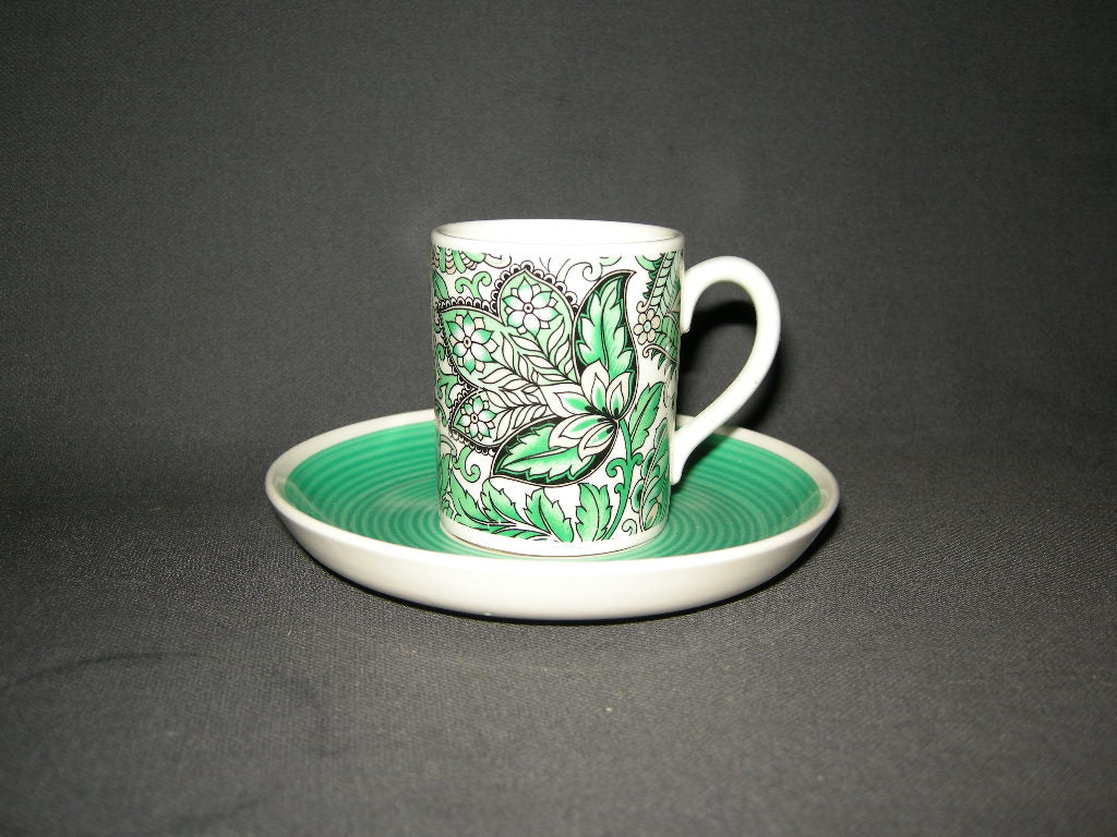 Royal Sphinx Paisley kop & schotel espresso groen