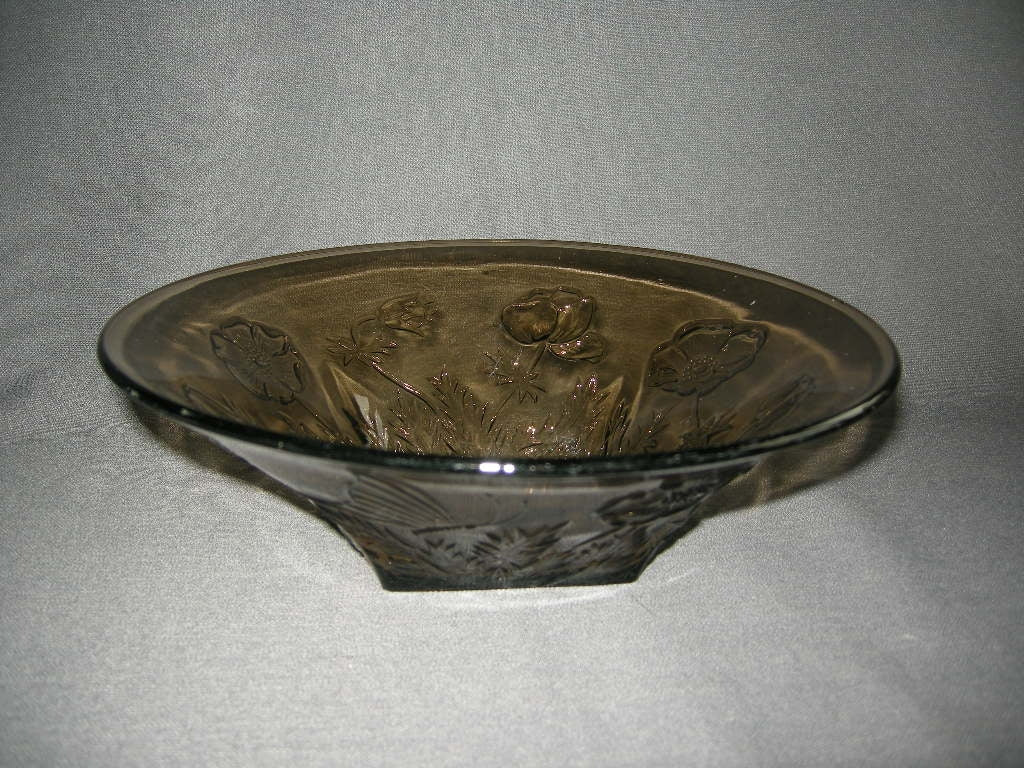 glas - kristal smoke 004. schaal