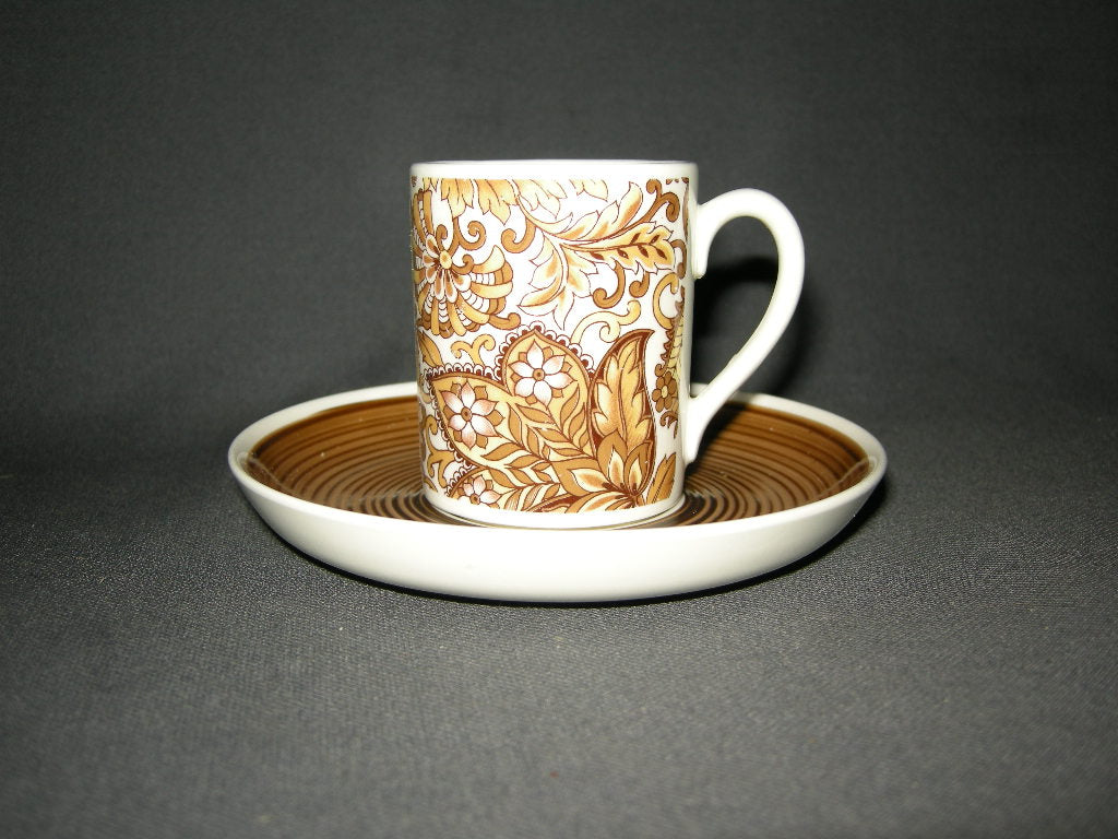 Royal Sphinx Paisley kop & schotel espresso bruin