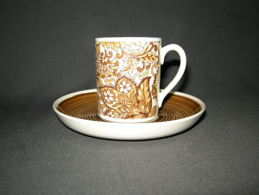 Royal Sphinx Paisley kop & schotel espresso bruin