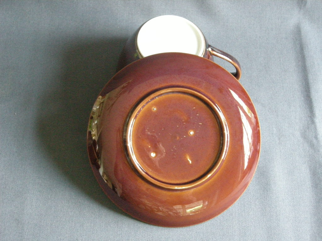 Villeroy & Boch bruin 004. grote kop & schotel