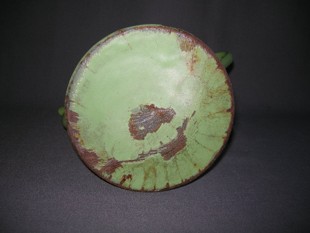emaille resedagroen 004. grote koffiepot