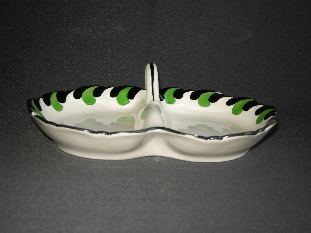 diverse petit-fourstellen en -bordjes 004. decor 578 9-delige set
